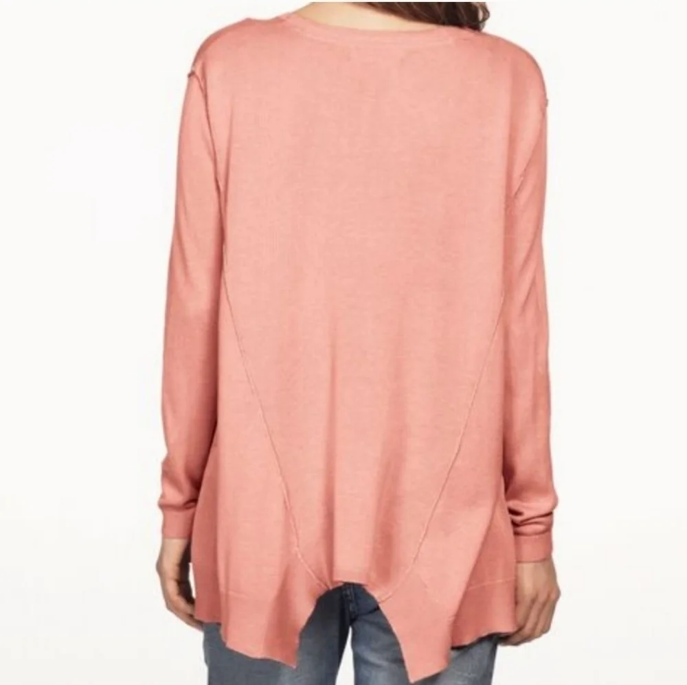 ELLOS Beaded LOVE Hanky Hem Sweater - Picture 2 of 9